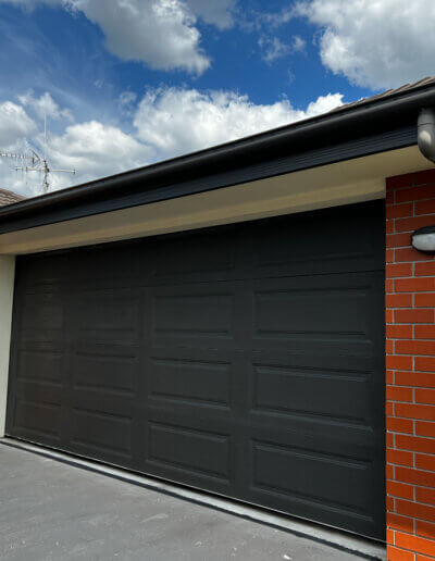 IronSand Garage Door After Cleaning Back