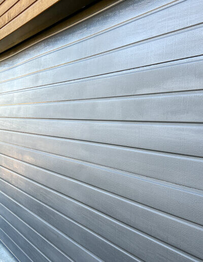 Garage Door During Restoration Process